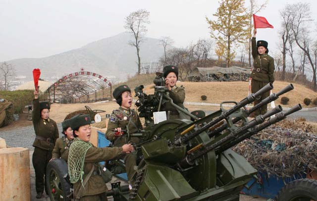 North Korea Forward Deploys Anti-Aircraft Guns to Attack Balloon Launches