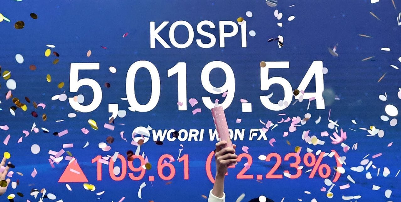 KOSPI Hits 5,000